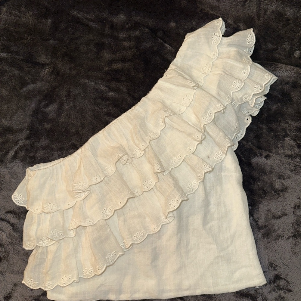 Zara White Elegant Blouse